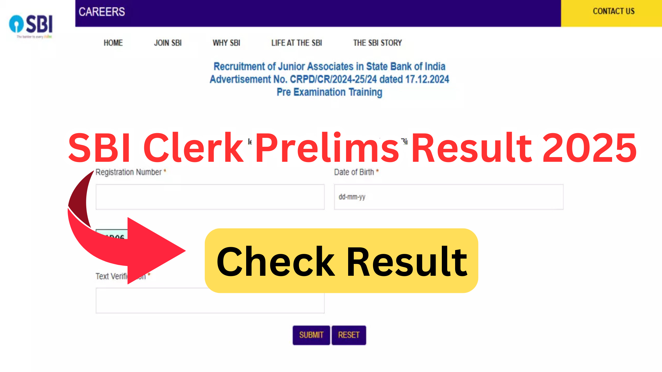 SBI Clerk Prelims Result 2025
